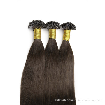U Tip Hair Wholesale Raw Indian Kinky Curly Itip Keratin Bonds Flat U Remy Human Hair Extensions Micro Links Microlink